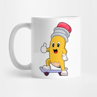 Pencil Skater Skateboard Mug